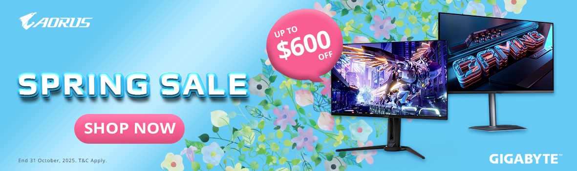 Gigabyte Monitor Spring Sale 2025
