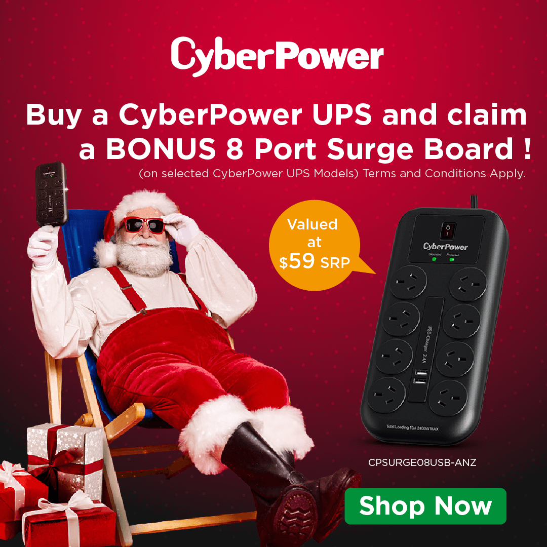 Get a Bonus Surge Protector with Select CyberPower UPS This Christmas