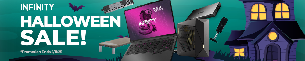 Infinity Laptops Halloween Sale