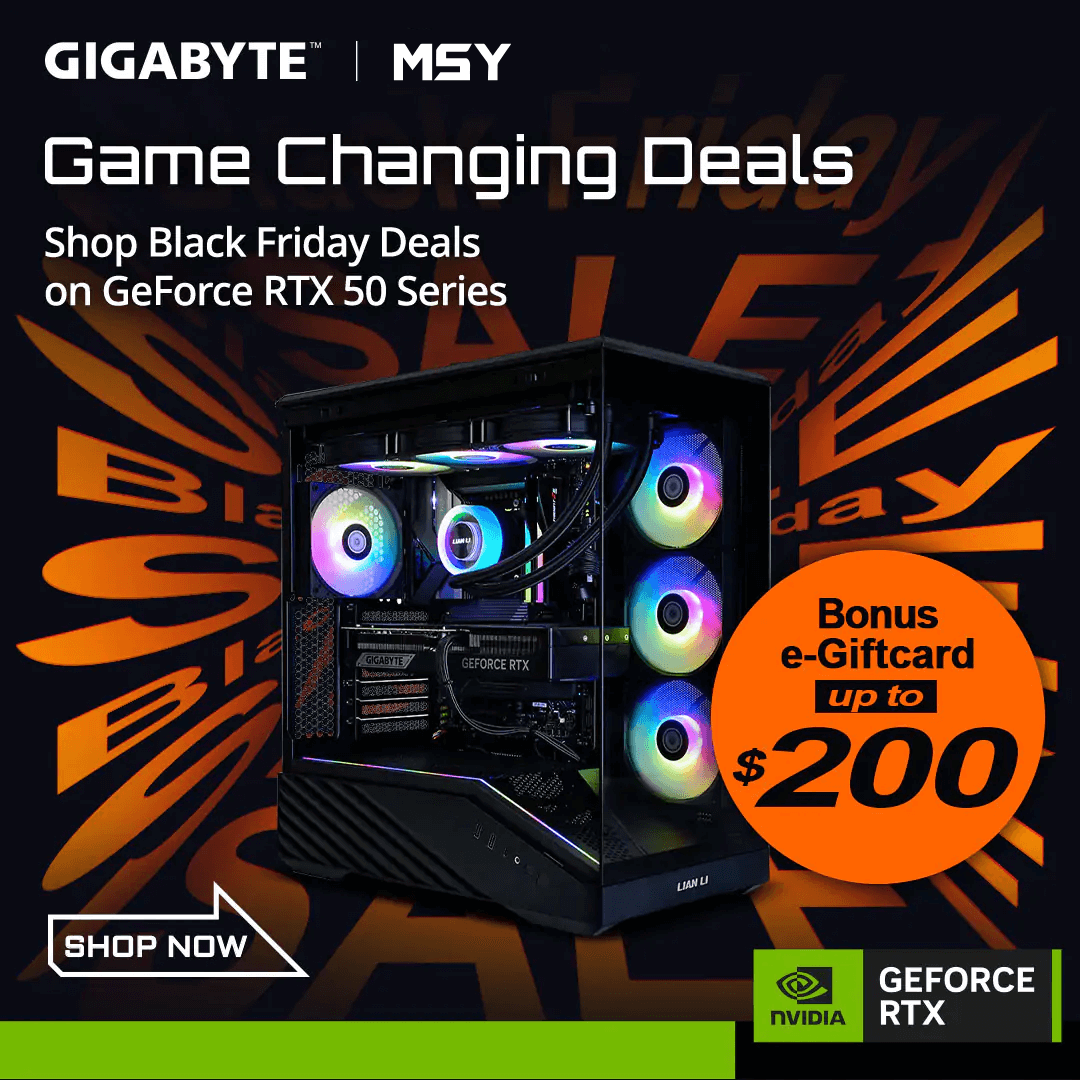 Game Changing Deals | Shop Black Friday Deals on Gigabyte GeForce RTX 50 Series