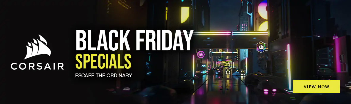 Corsair Black Friday Specials 2025 — Up to 60% Off Gaming Gear & PC Hardware