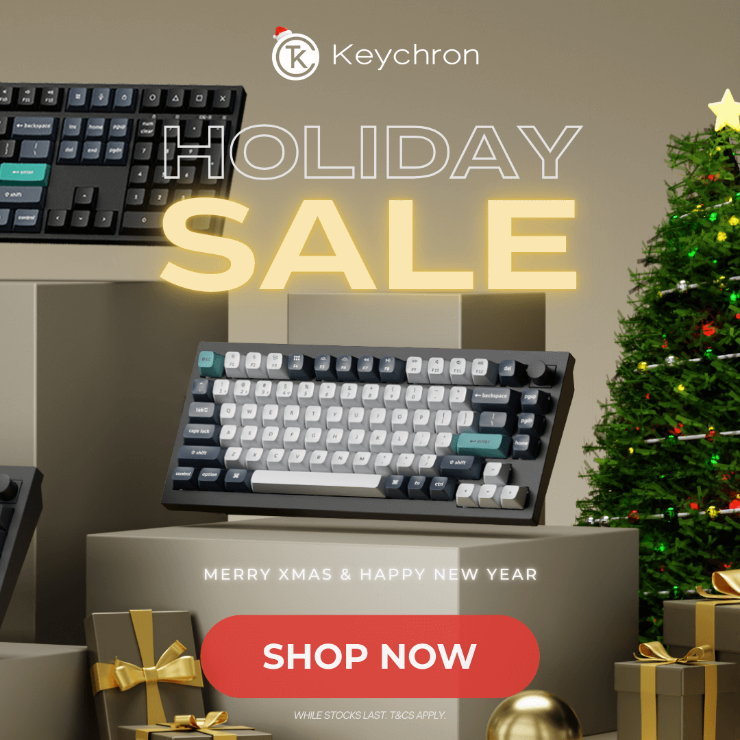 Keychron Holiday Sale 2025 | Christmas & New Year Mechanical Keyboard Deals