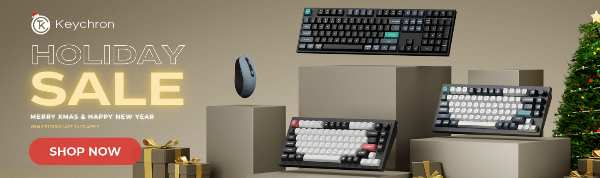 Keychron Holiday Sale 2025 | Christmas & New Year Mechanical Keyboard Deals