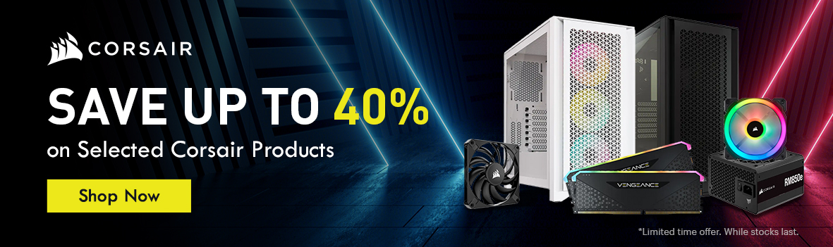 Corsair Christmas Sale 2025 | Save on PSUs, Cases, Cooling & RGB Fans