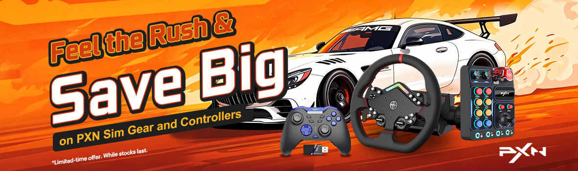 Feel the Rush with PXN Sim Gear & Controllers – Racing Wheels, Direct Drive & More