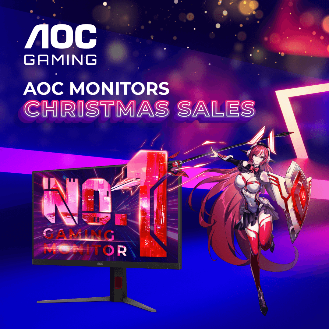 AOC Monitor Xmas Sale 2025 | Save Big on Gaming & 4K Monitors
