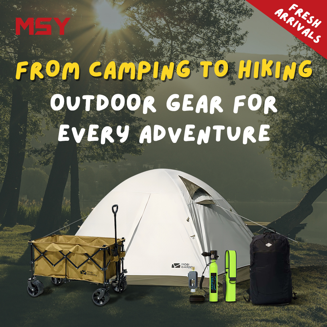 Up to 50% Off Outdoor Gear – Tents, Portable Tables and Chairs, Sleeping Bags, Diving & More