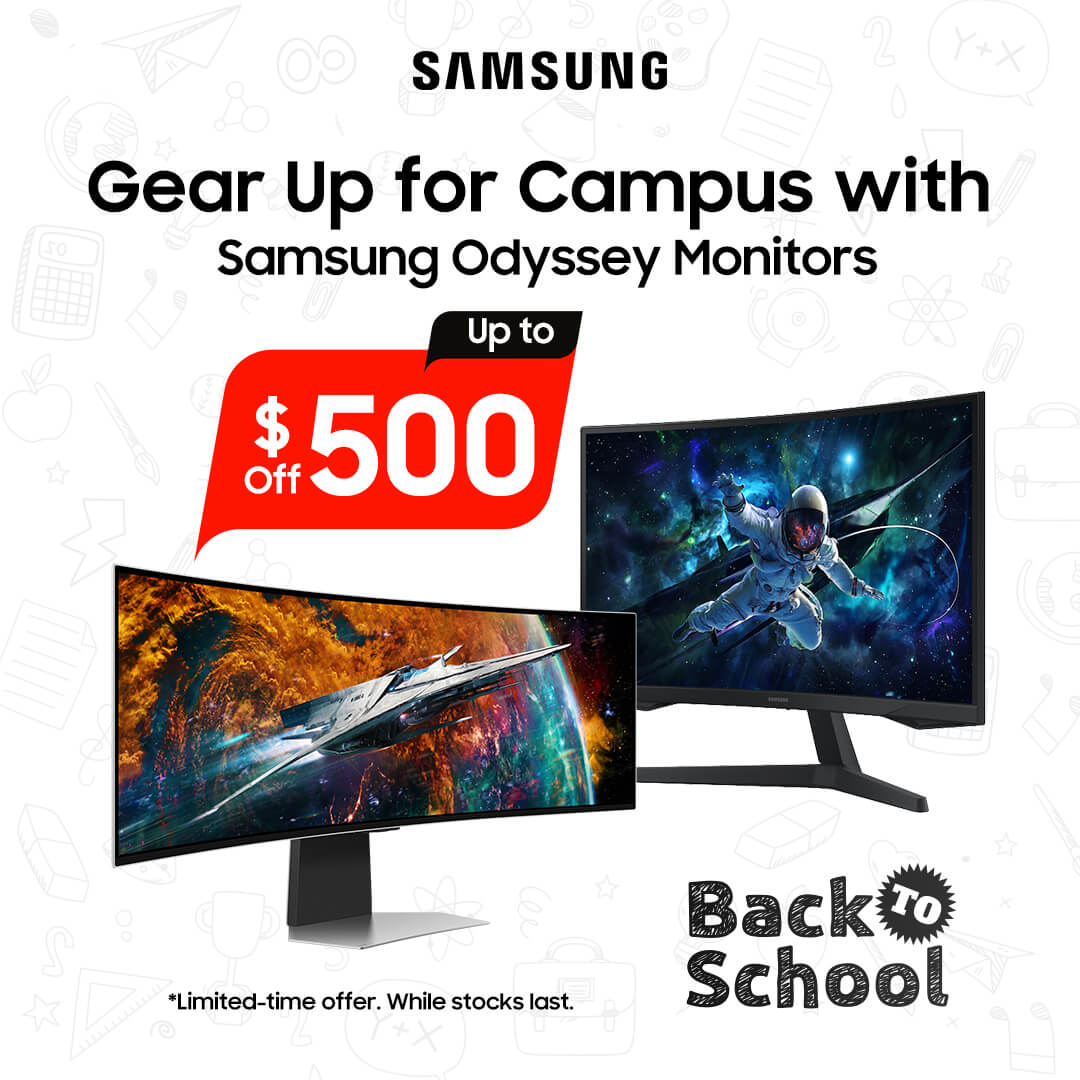 Samsung Odyssey Monitors Back to School Sale 2026