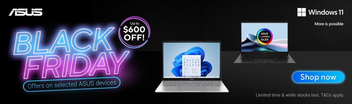 ASUS Lifestyle Notebook Black Friday 2025 — Up to 35% Off Premium OLED & AI Laptops