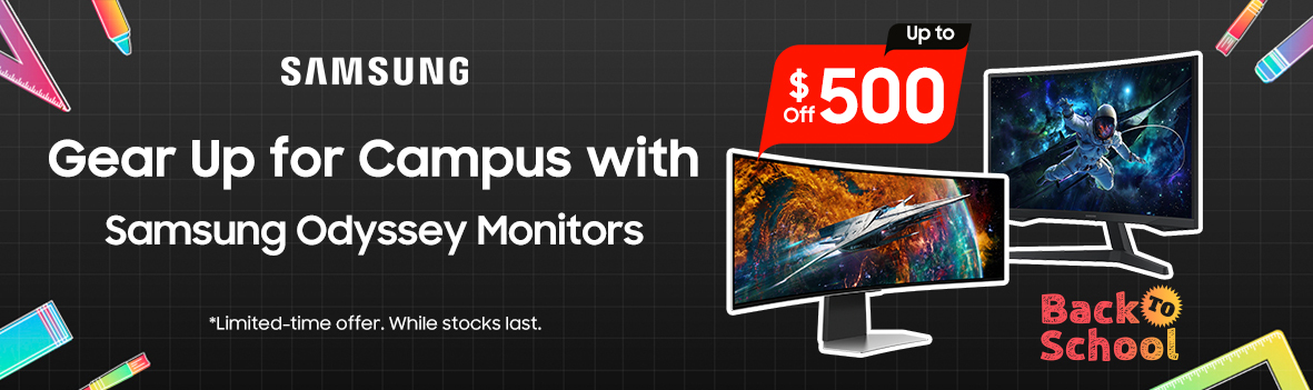 Gear Up for Campus with Samsung Monitors