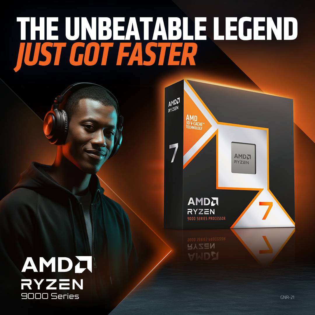 AMD Ryzen™ 7 9850X3D Processor | The Unbeatable Legend Just Got Faster