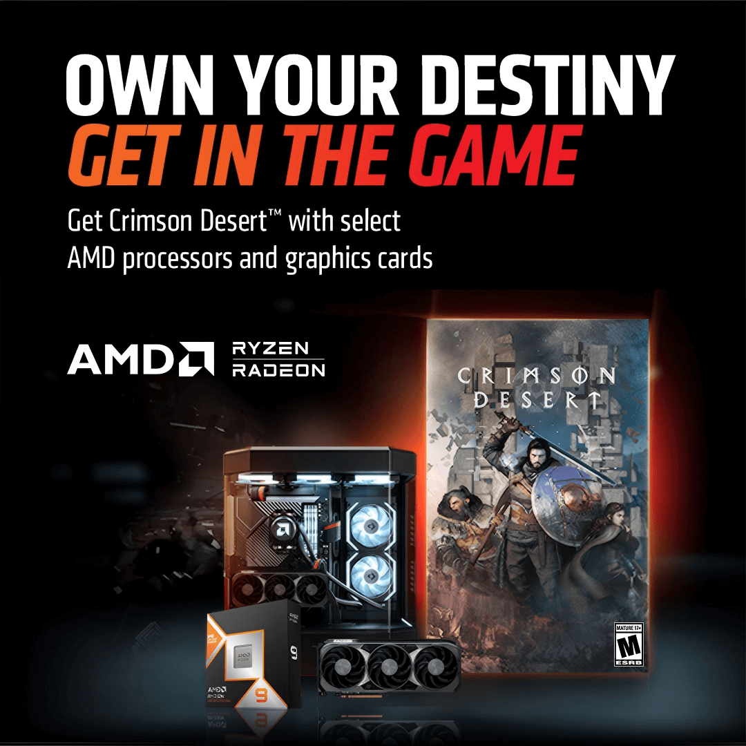 Get Bonus Crimson Desert with Select AMD Products