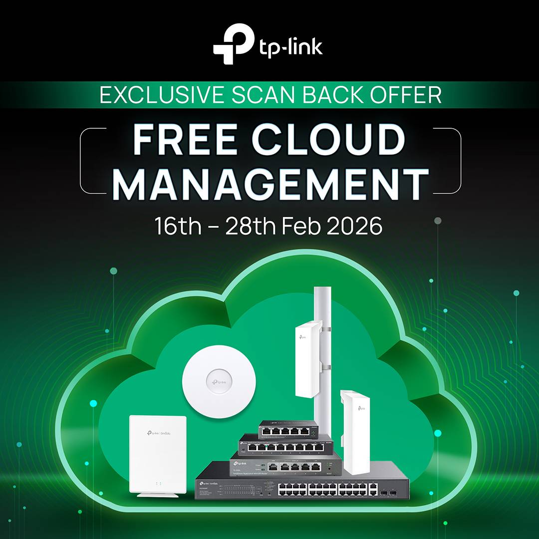 Get FREE Cloud Management with Selected TP-Link Business Networking Devices