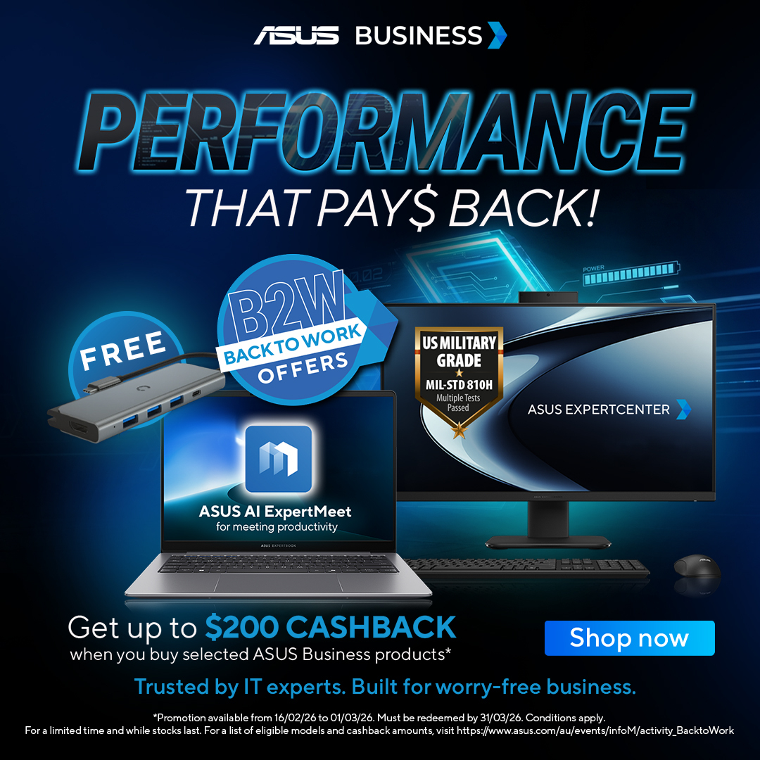 Get Up  to $200 Cashback with Select ASUS ExpertBook or ExpertCenter Product