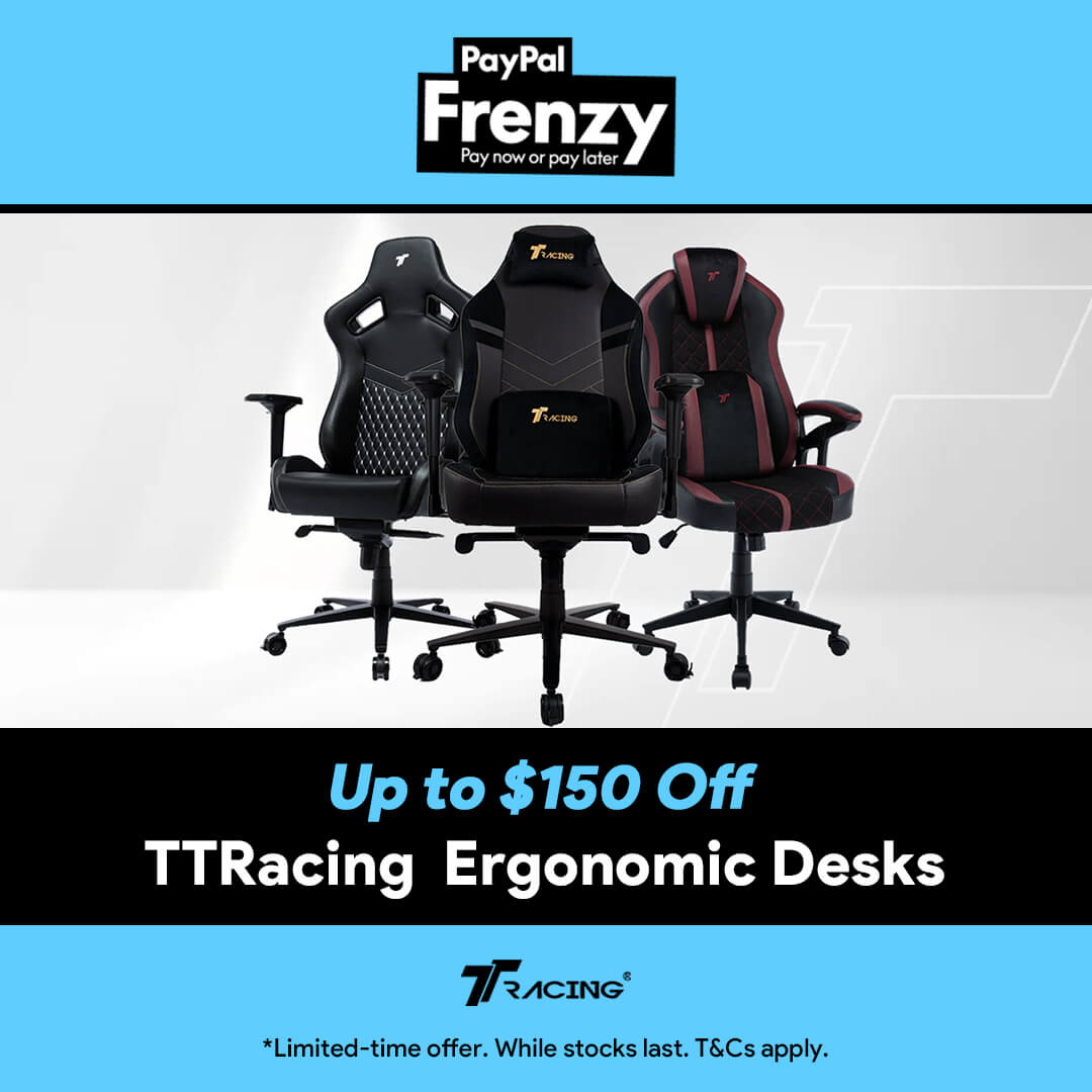 Up to $150 Off TTRacing  Ergonomic Desks