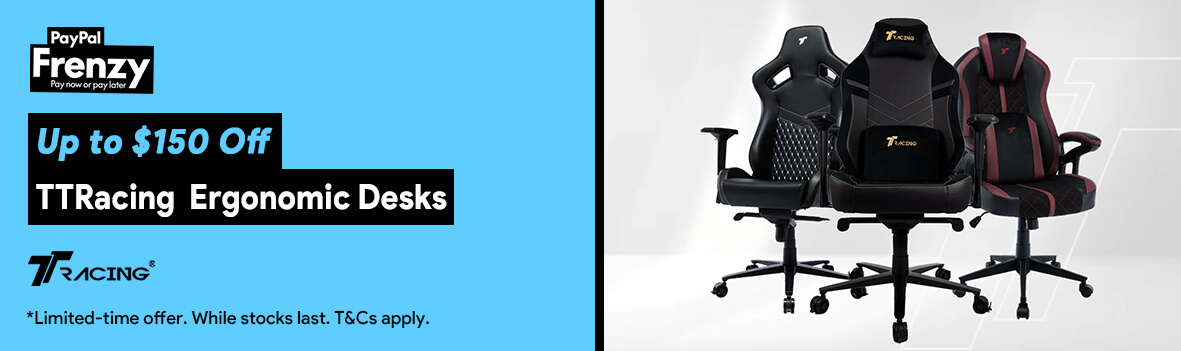 Up to $150 Off TTRacing  Ergonomic Desks
