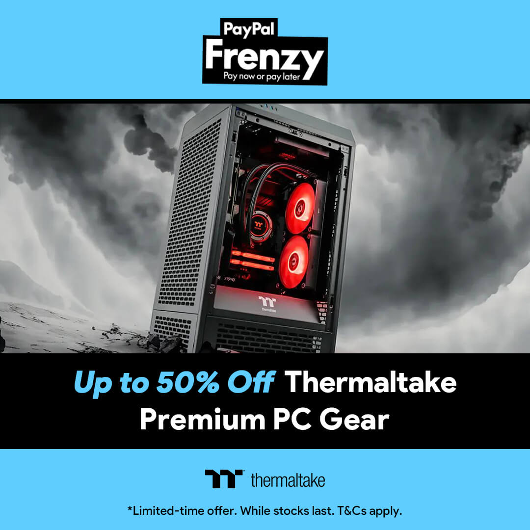 Up to 50% Off Thermaltake Premium PC Gear