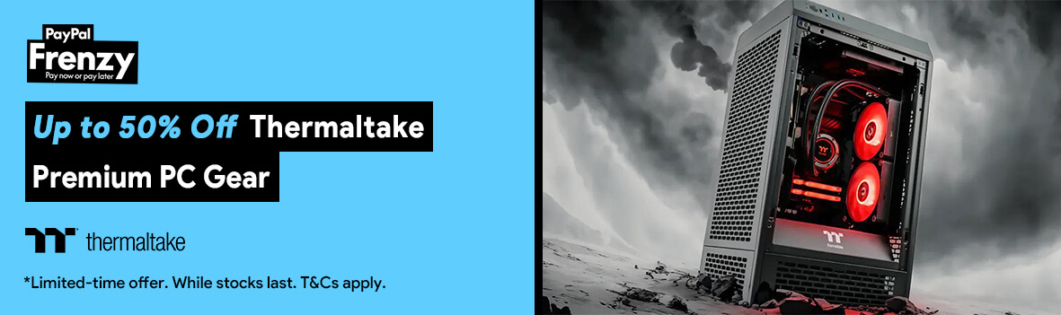 Up to 50% Off Thermaltake Premium PC Gear