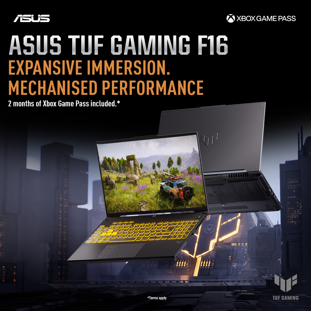 ASUS TUF Gaming F16 – Tough, Fast & Ready for Any Game