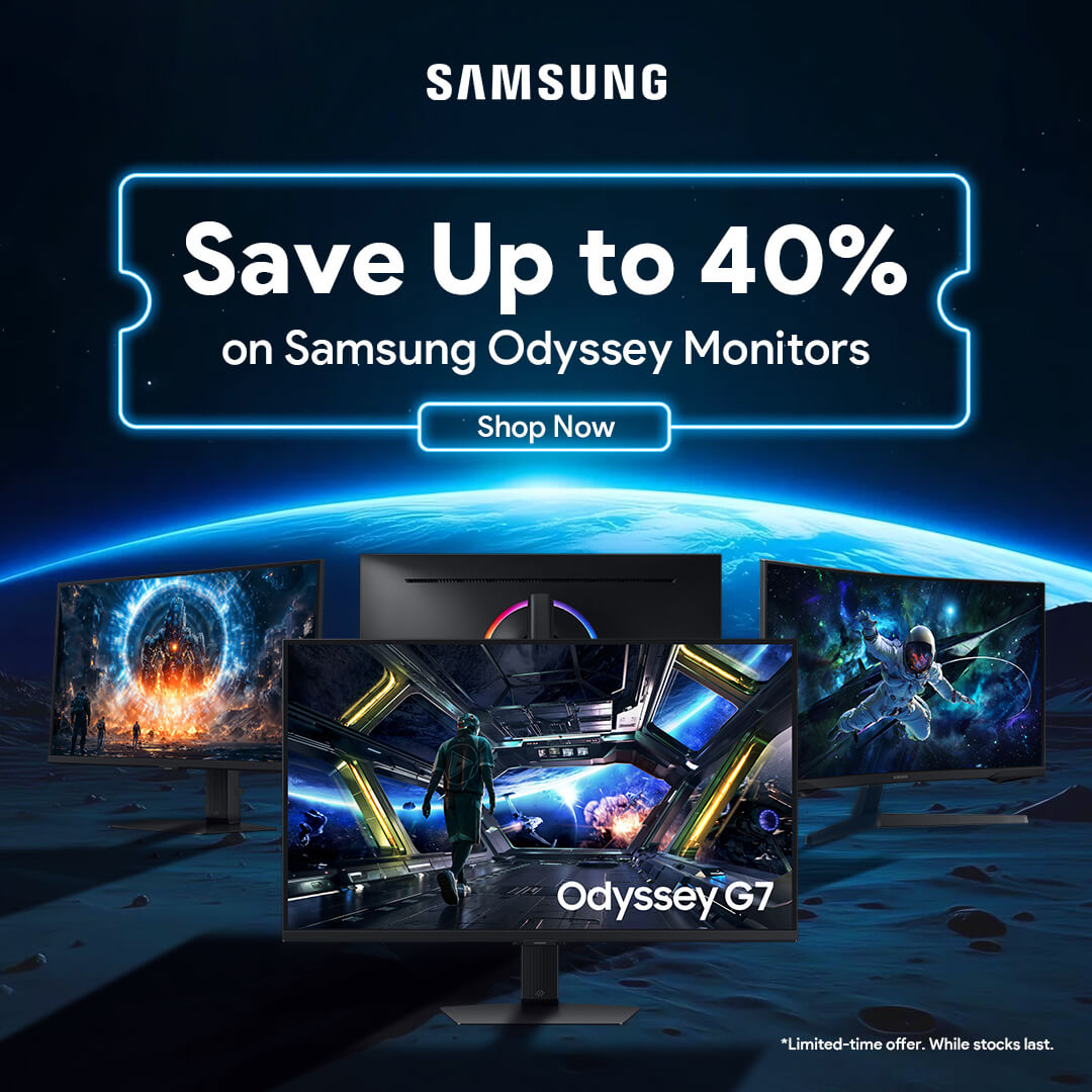 Level Up Your Play with Up to 40% Off Samsung Odyssey Monitors