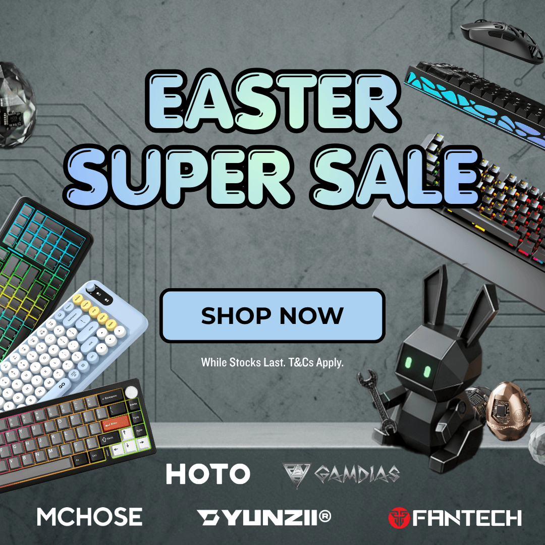 Easter Super Sale: Save Big on Keychron, YUNZII, Fantech & HOTO Gear