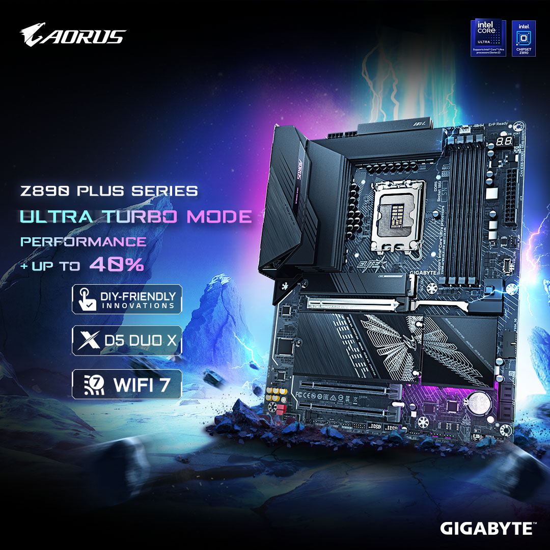 GIGABYTE Z890 PLUS Series Coming Soon | Unleash the Power of Intel Core Ultra