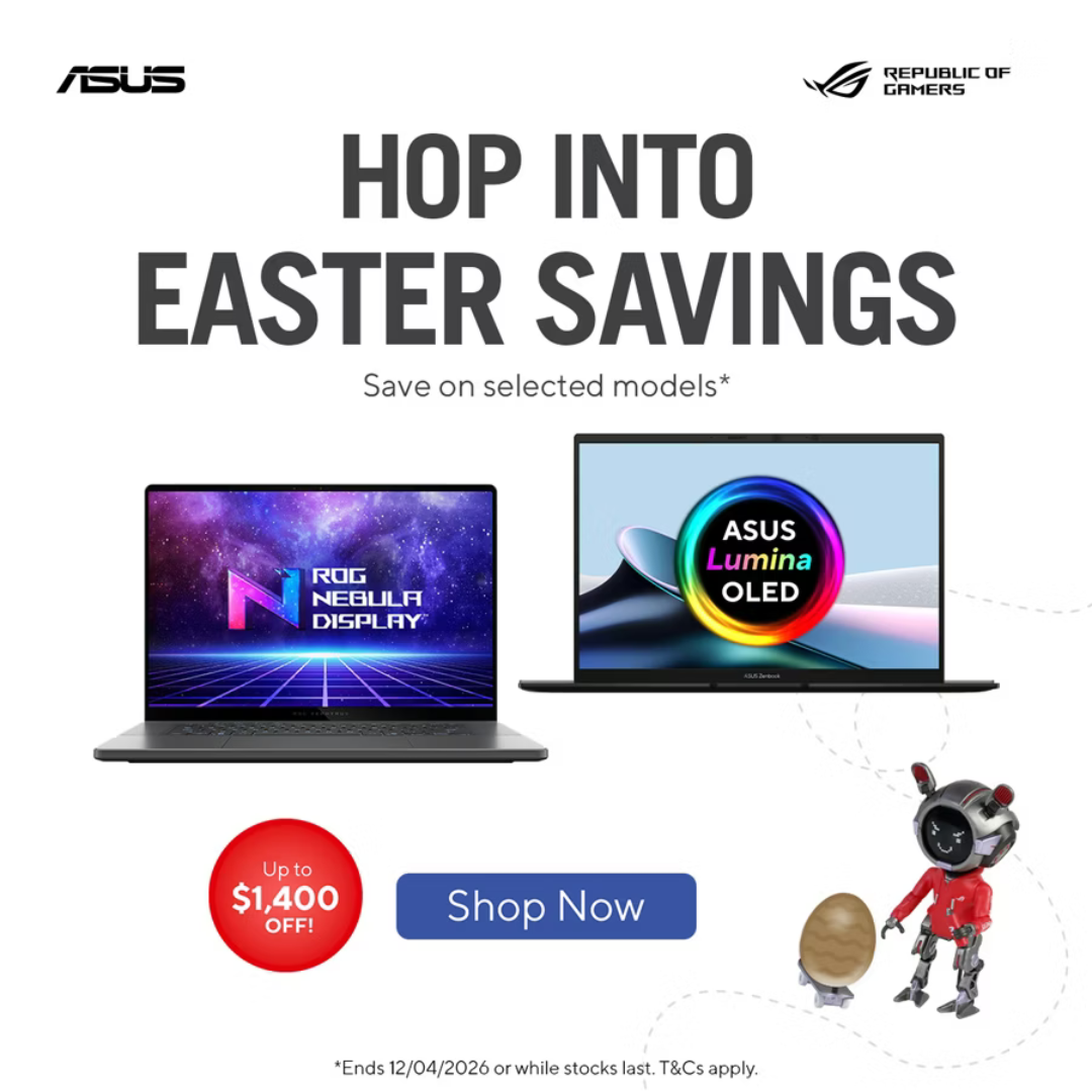 ASUS Laptop Easter Sale | Save Up to $1,300 on Selected ASUS Laptops