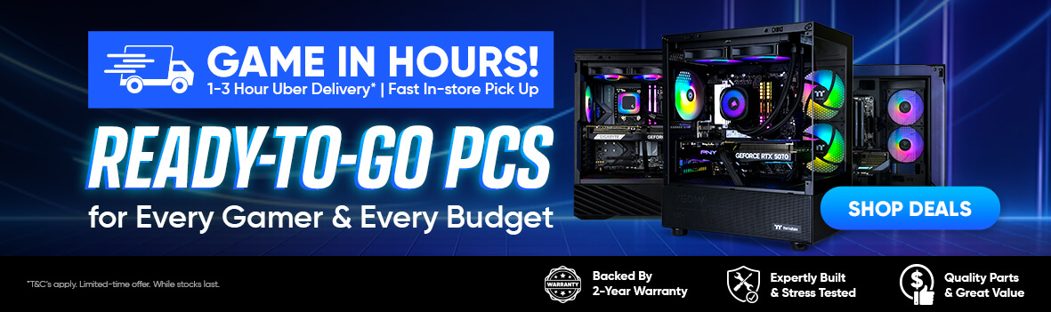 Game in Hours | Ready-to-Go Gaming PCs for Every Gamer and Every Budget