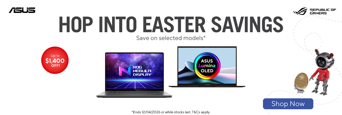 ASUS Laptop Easter Sale | Save Up to $1,300 on Selected ASUS Laptops
