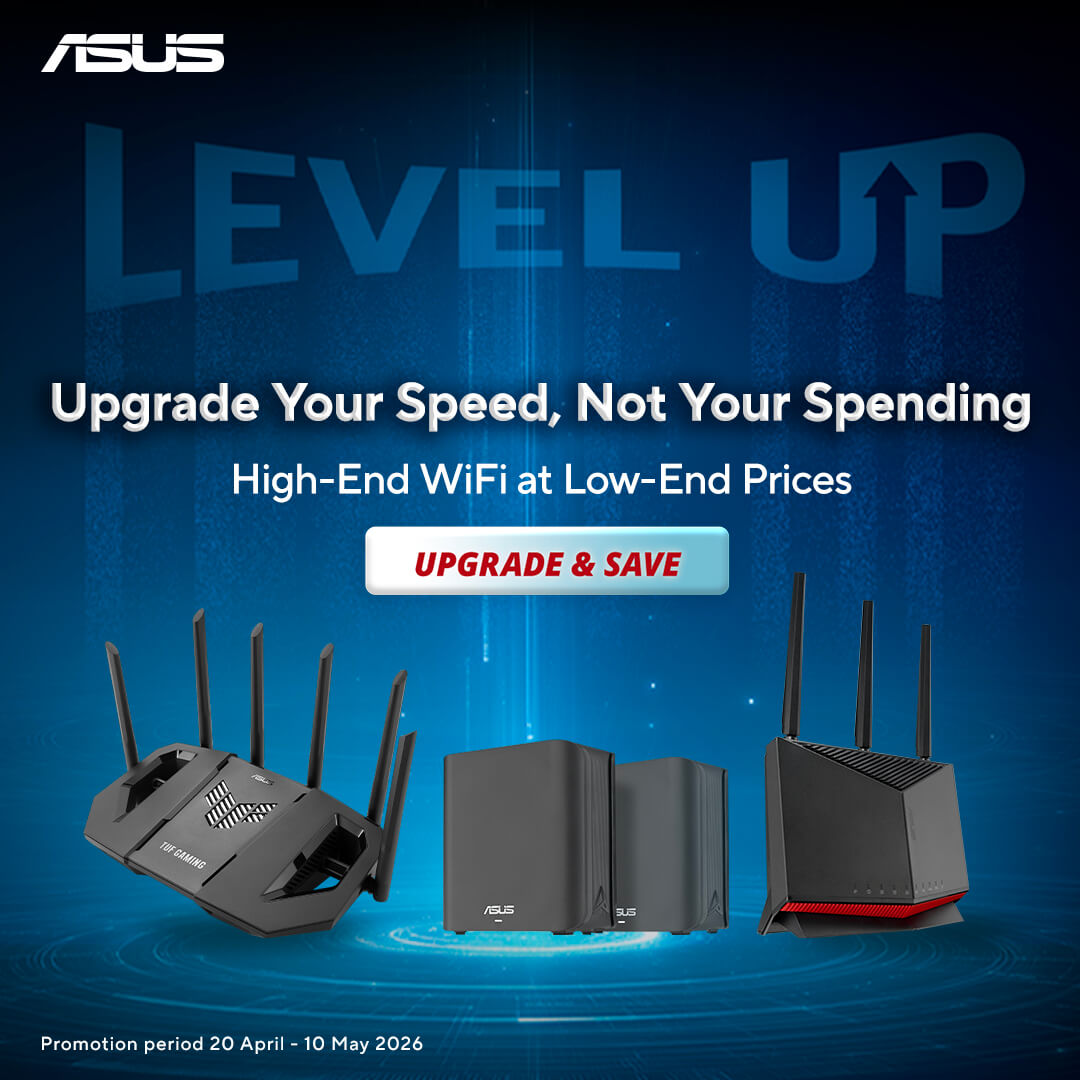 Level Up with ASUS WiFi Deals | Save on WiFi 6, 6E & WiFi 7 Routers