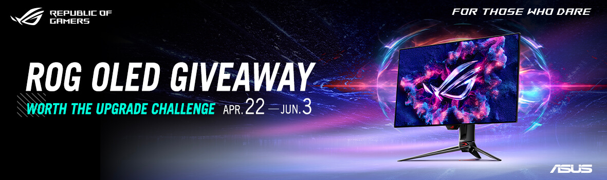 Enter the ASUS ROG OLED Giveaway | Win Big with ASUS