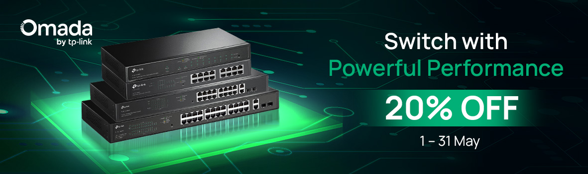Switch with Powerful Performance | Up to 20% OFF TP-Link Omada Managed Switches 