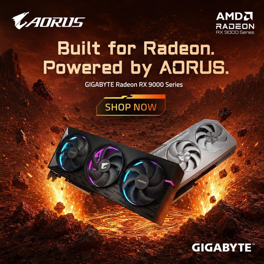 GIGABYTE Radeon RX 9000 Series | Built for Radeon. Powered by AORUS.