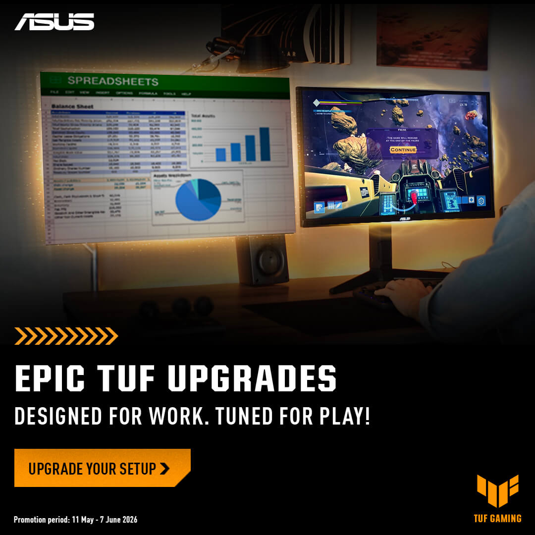 Epic TUF Upgrades: ASUS Monitors Built for Work and Play