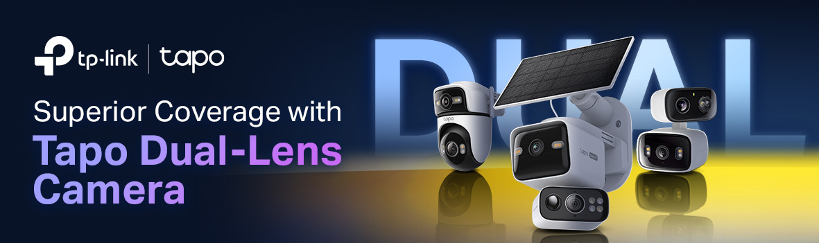 TP-Link Tapo Dual-Lens Cameras | Superior Security and Coverage