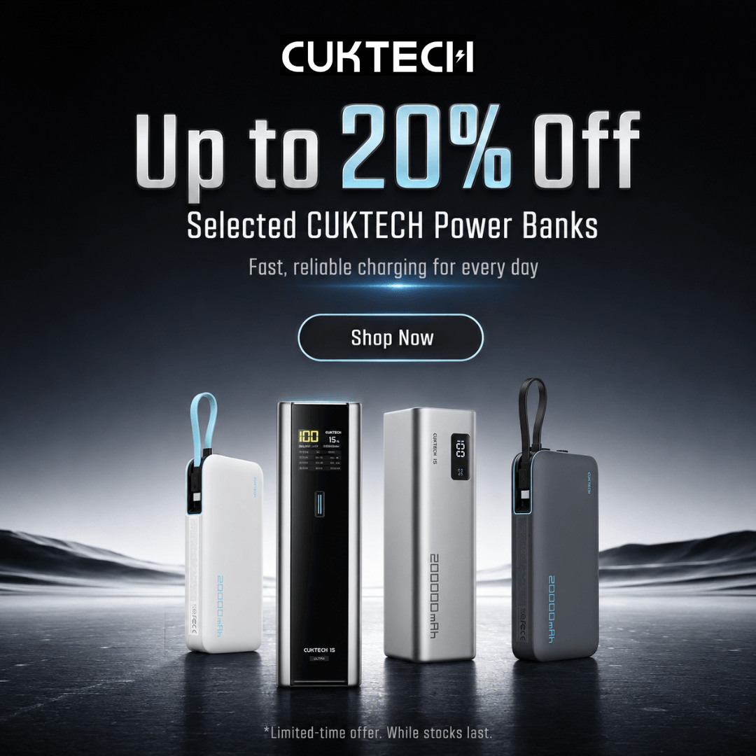 CUKTECH EOFY Sale – Up to 20% Off Power Banks