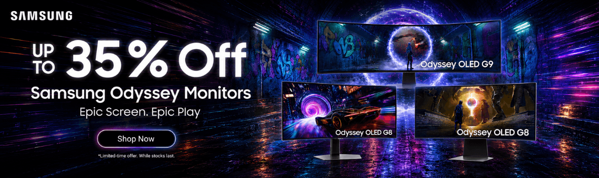Samsung Odyssey Series Monitors EOFY Sale | Up to 35% Off