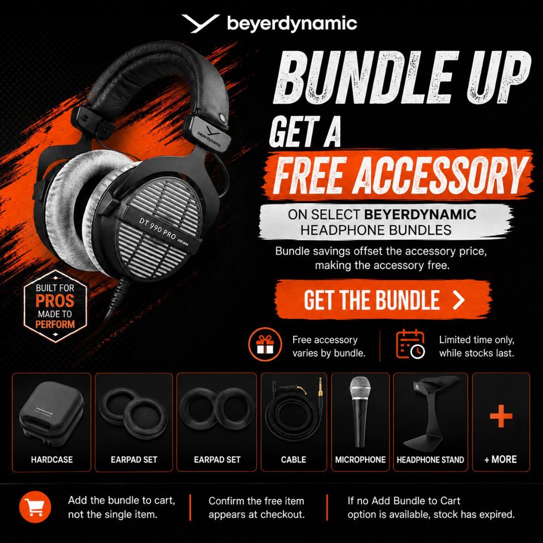 Free Beyerdynamic Headphones Free Accessory for EOFY 2026!