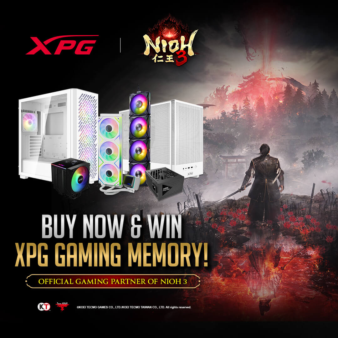 XPG x NIOH 3 Lucky Draw | Buy XPG / ADATA Products to Win Exclusive Gear