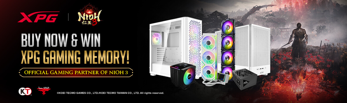 XPG x NIOH 3 Lucky Draw | Buy XPG / ADATA Products to Win Exclusive Gear