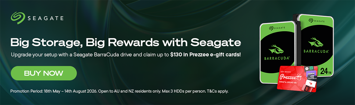 Claim Up to $130 Prezzee E-Gift Card with Seagate BarraCuda Drives