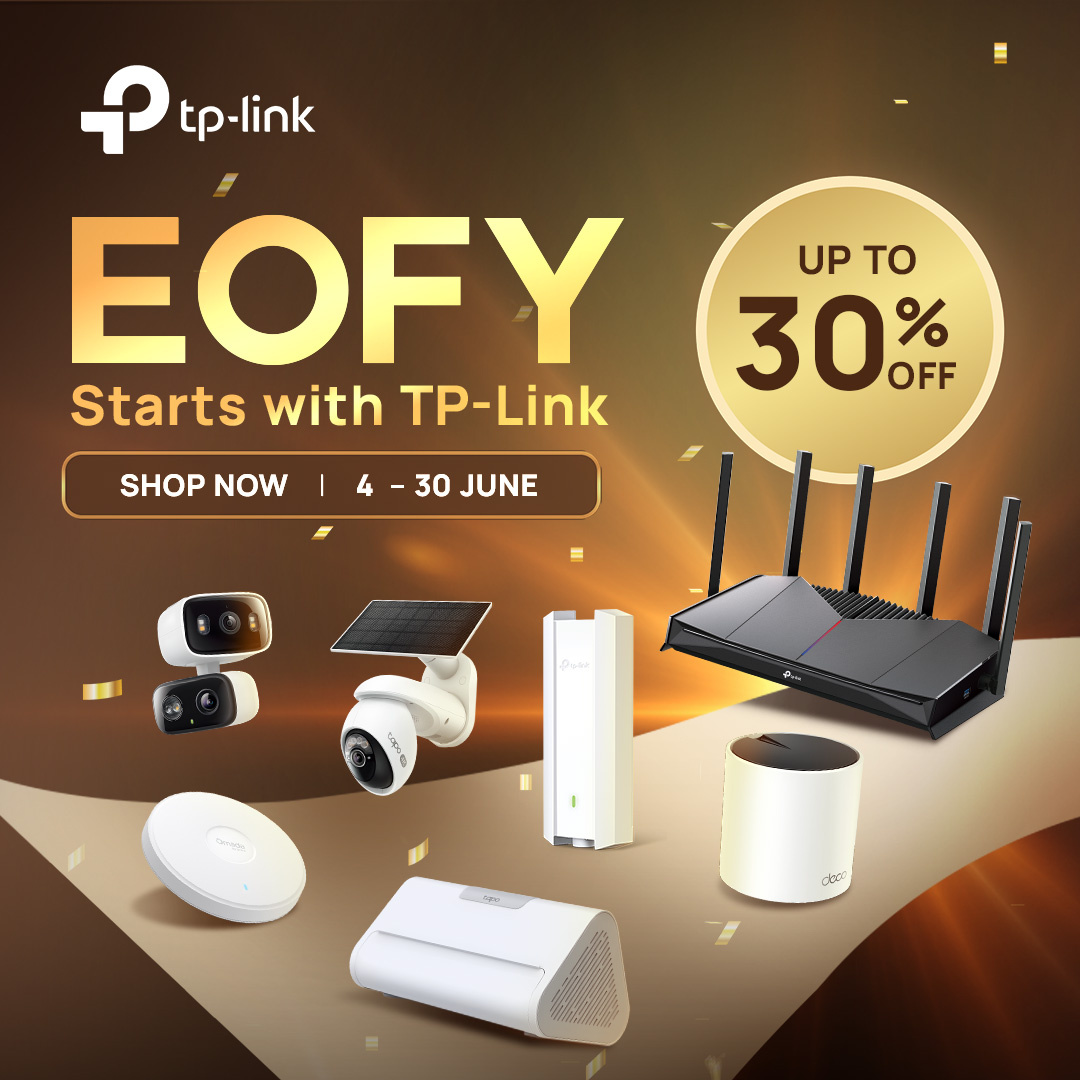 TP-Link EOFY Tech Sale 2026 | Home & Business Networking Deals
