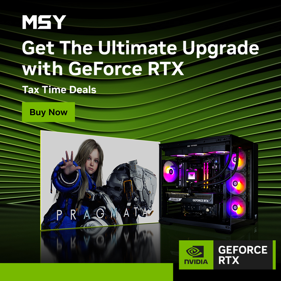 Get the Ultimate Upgrade with GeForce RTX | Tax Time Deals