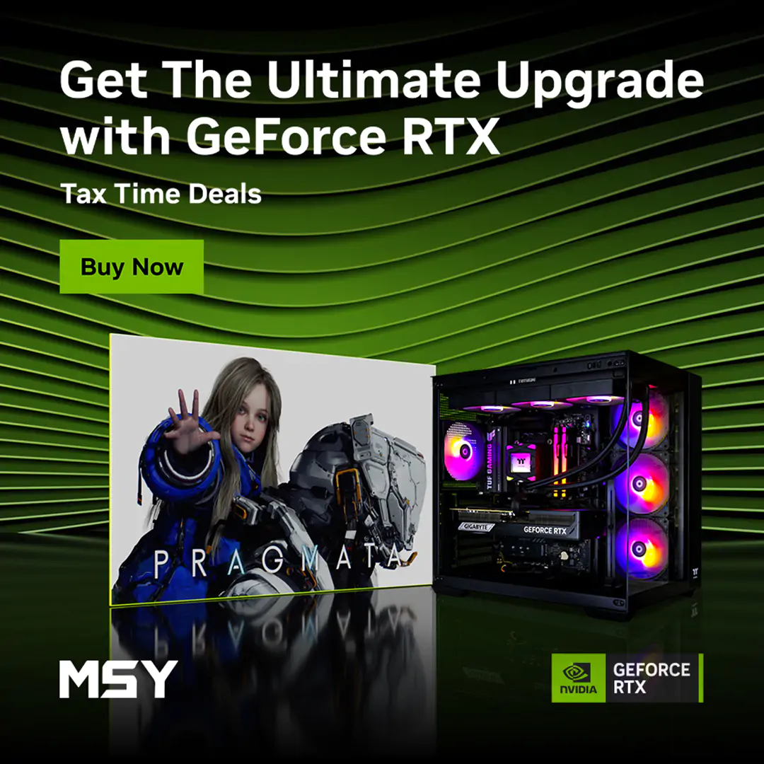 Get the Ultimate Upgrade with GeForce RTX | Tax Time Deals