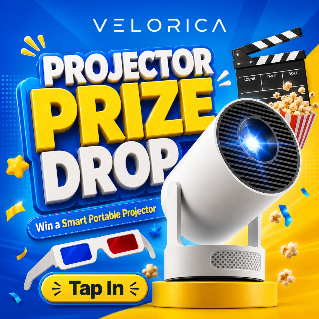 Chance to Win a Smart Portable Projector with VELORICA