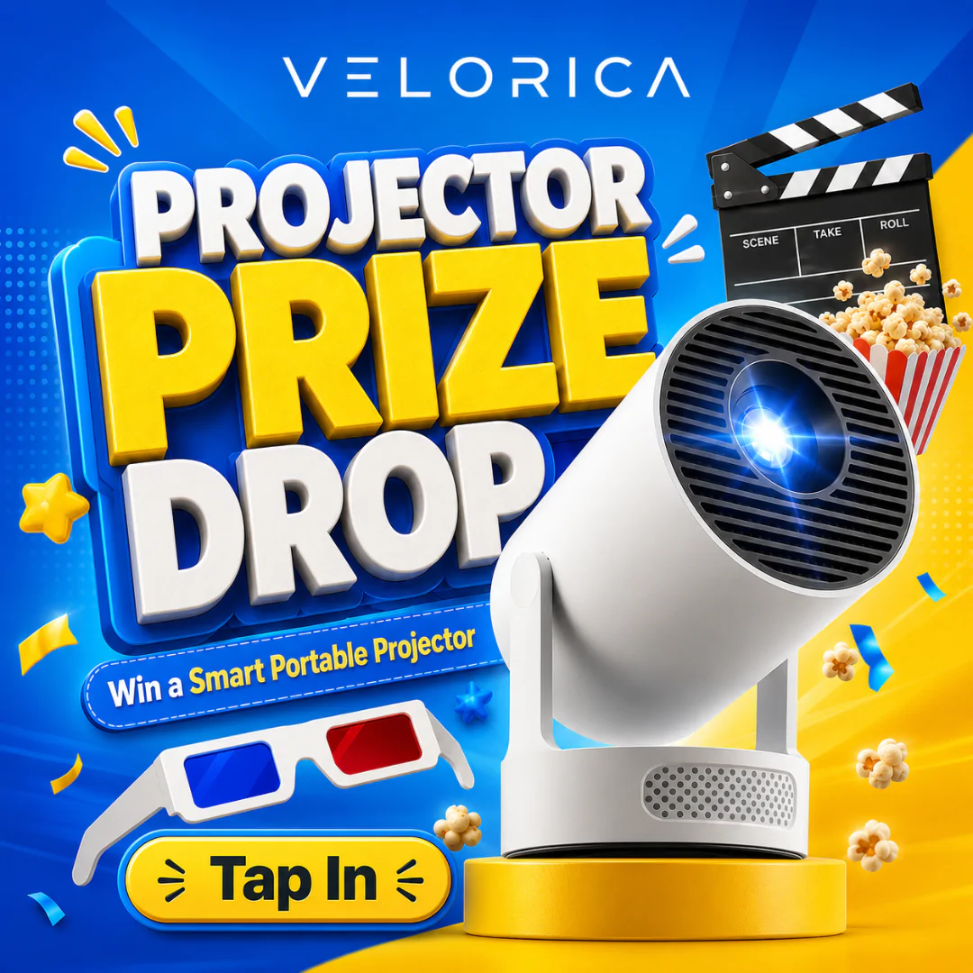 Chance to Win a Smart Portable Projector with VELORICA