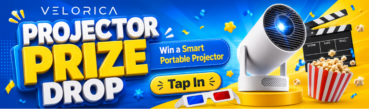 Chance to Win a Smart Portable Projector with VELORICA