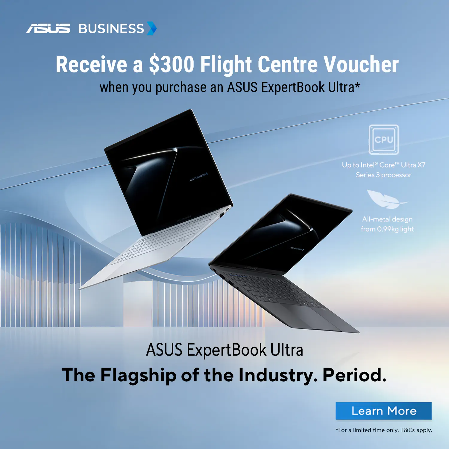 Claim a $300 Flight Centre Voucher with ASUS ExpertBook Ultra