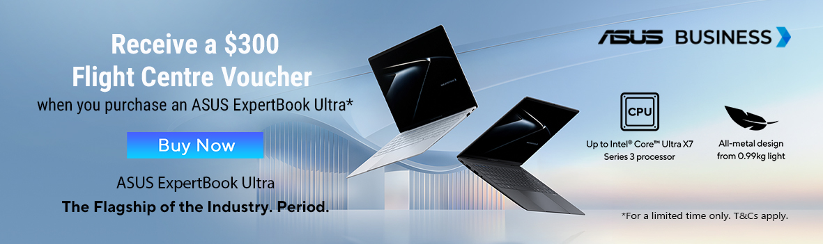 Claim a $300 Flight Centre Voucher with ASUS ExpertBook Ultra