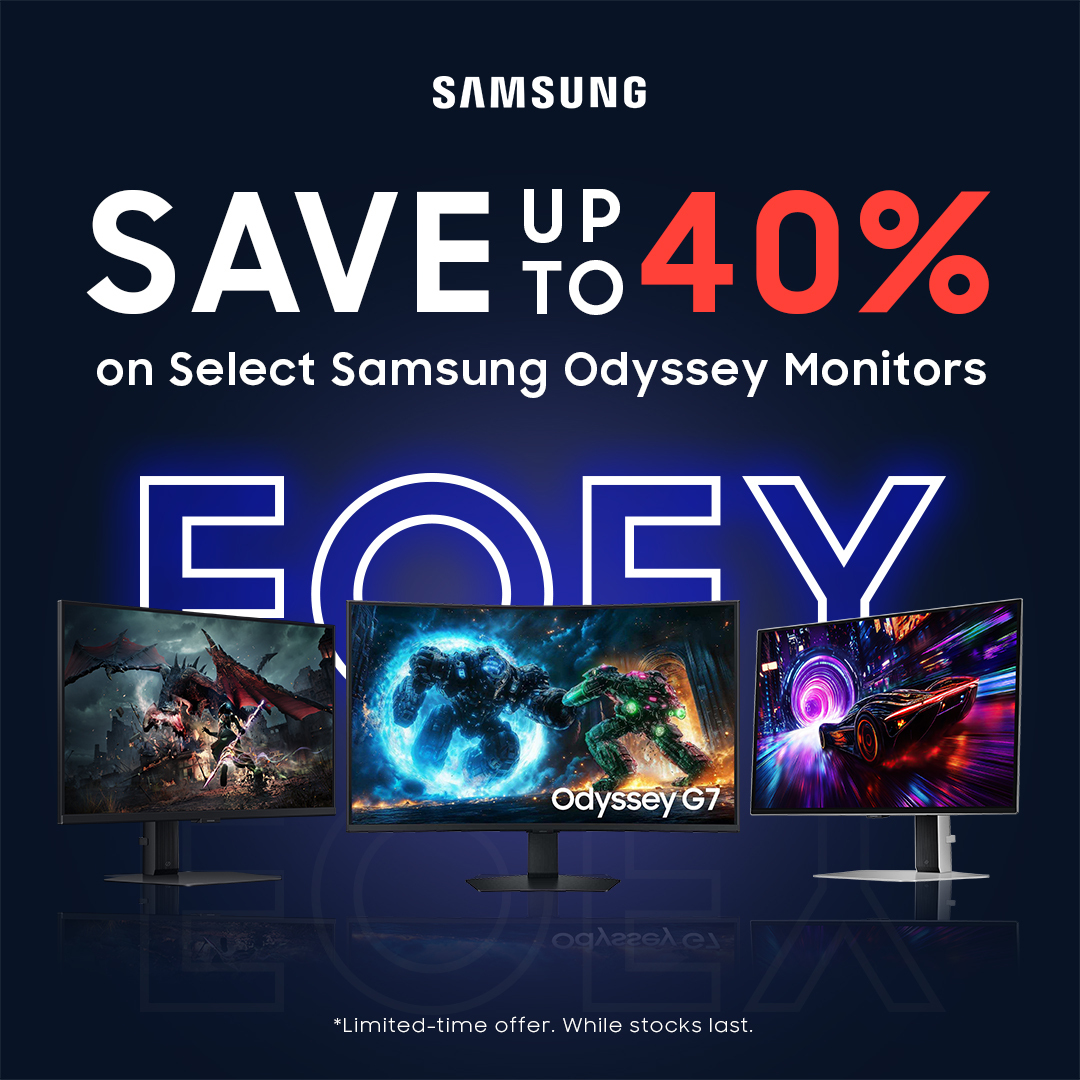 Samsung Odyssey Monitors EOFY Sale 2026 | Up to 40% Off